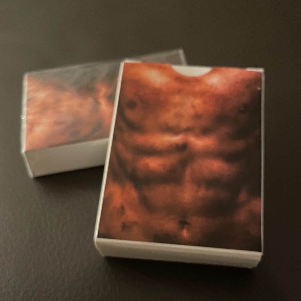 Benson Boone Muscle Print Playing Cards